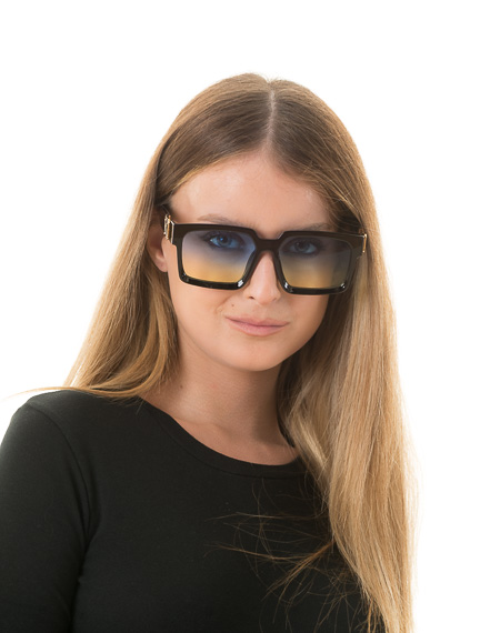 Γυαλιά Ηλίου Γυναικεία, κλασσικά με χρυσή λεπτομέρεια L